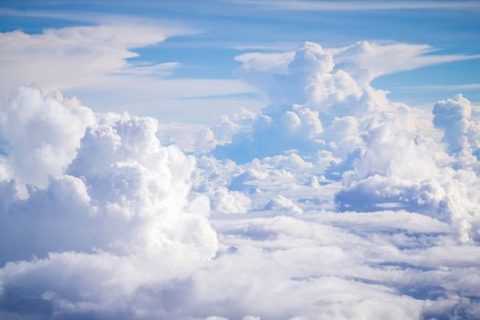 cloud and sky view from a airplane