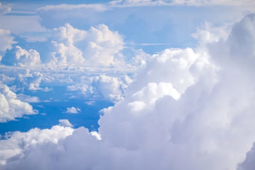 cloud and sky view from a airplane