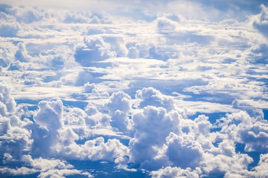 cloud and sky view from a airplane