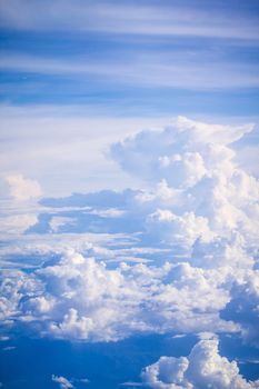 cloud and sky view from a airplane