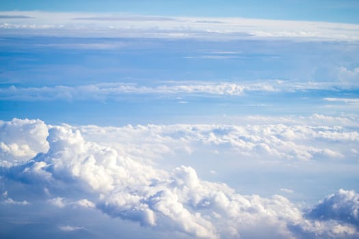 cloud and sky view from a airplane