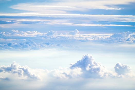 cloud and sky view from a airplane