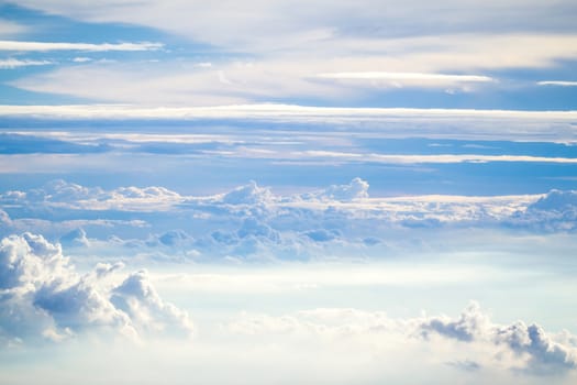 cloud and sky view from a airplane