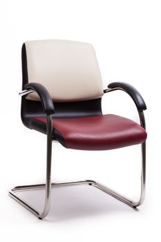 modern chair on white background