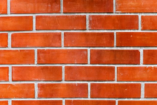 Closeup background of brown brick wall
