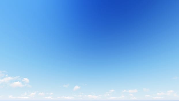 Cloudy blue sky abstract background, blue sky background with tiny clouds, 3d rendering

