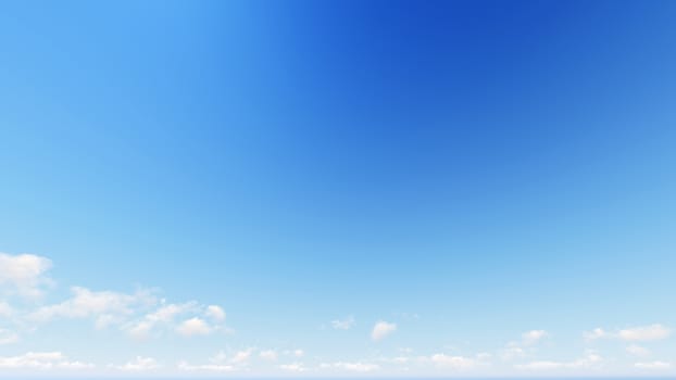 Cloudy blue sky abstract background, blue sky background with tiny clouds, 3d rendering

