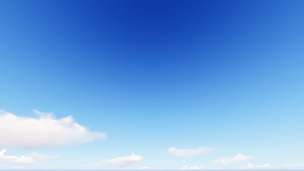 Cloudy blue sky abstract background, blue sky background with tiny clouds, 3d rendering

