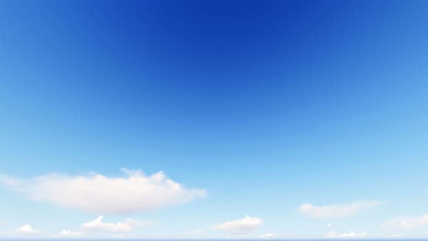 Cloudy blue sky abstract background, blue sky background with tiny clouds, 3d rendering

