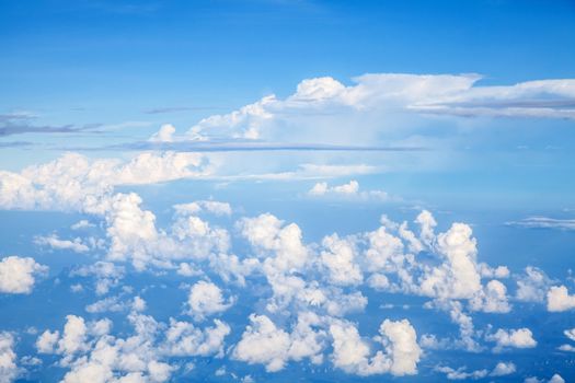 cloud and sky view from a airplane