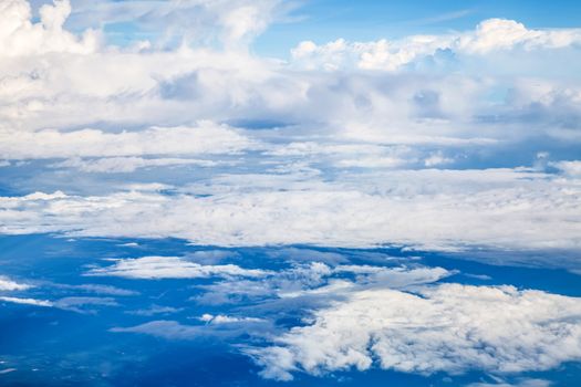 cloud and sky view from a airplane