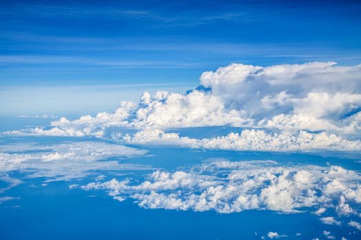 cloud and sky view from a airplane