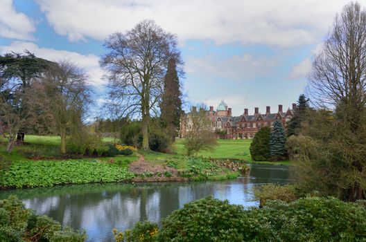 Large Country House looking over Lake