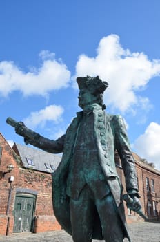 Statue of George Vancover Kings Lynn Norfolk