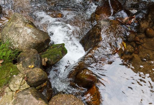 Picture of little waterfall.