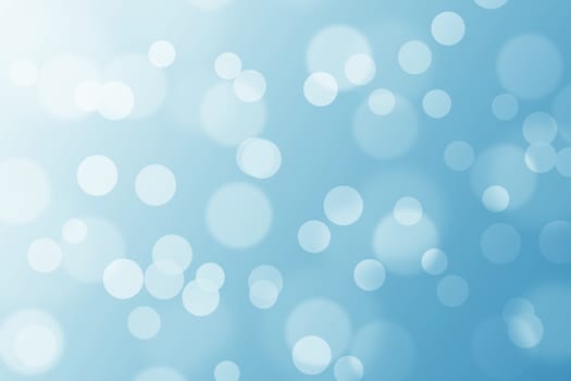 Abstract bokeh with blue background.