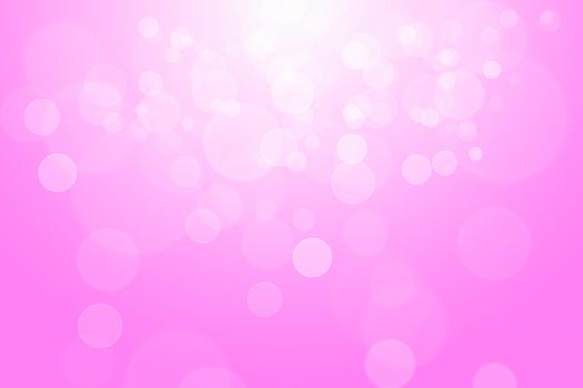 Pink glowing bokeh abstract background use for wallpaper.
