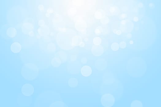 Blue glowing bokeh abstract background use for wallpaper.