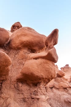 Geological formations in southern Utah