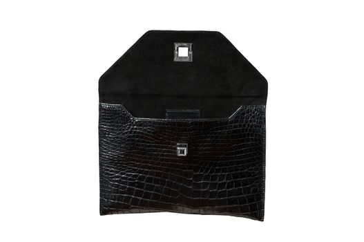 Exotic back leather alligator bag for Pad, hide, skin