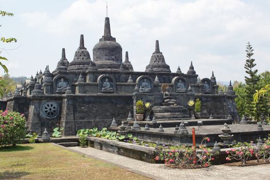 LOVINA, INDONESIA - OCTOBER 5, 2015: Monastery Brahma Vihara close to Lovina on October 5, 2015 in Bali, Indonesia, Asia