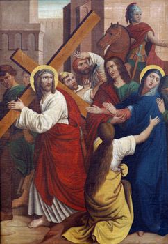 4th Stations of the Cross, Jesus meets His Mother