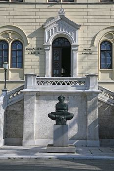 History of the Croats sculpture of a woman