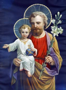 Saint Joseph with child Jesus