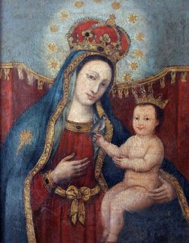 Blessed Virgin Mary with baby Jesus