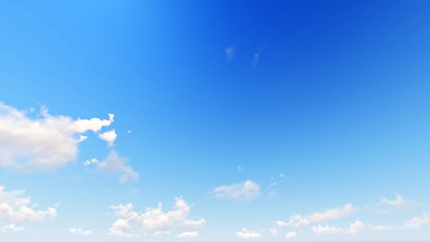 Cloudy blue sky abstract background, blue sky background with tiny clouds, 3d rendering

