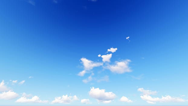 Cloudy blue sky abstract background, blue sky background with tiny clouds, 3d rendering

