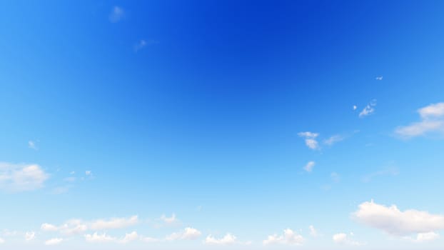 Cloudy blue sky abstract background, blue sky background with tiny clouds, 3d rendering

