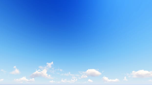 Cloudy blue sky abstract background, blue sky background with tiny clouds, 3d rendering

