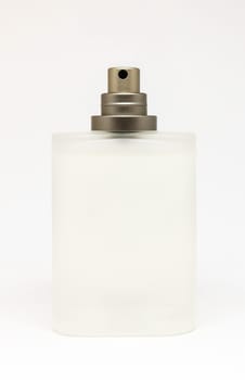 Perfume bottle made from opaque glass without cover.