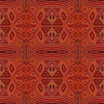 Abstract style of Australian Aboriginal art. Geometric background pattern. Ethnic style.