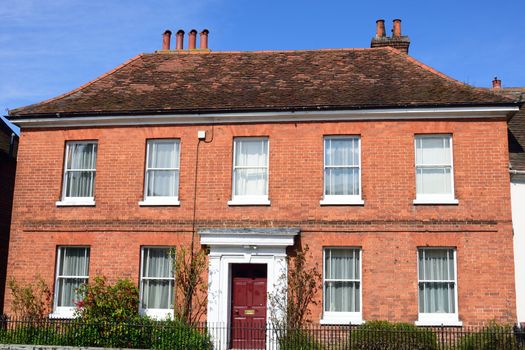 Large red brick Georgian town House