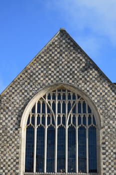 Large window on front of guildhall