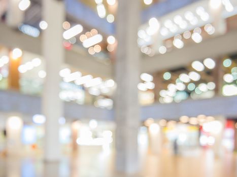 Abstract background of shopping mall, shallow depth of focus.