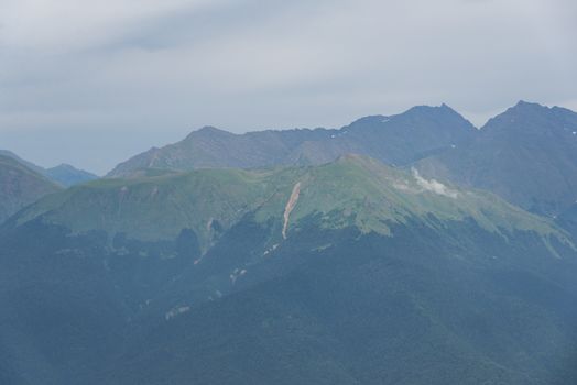 Beautiful mountain scenery of Krasnaya Polyana . Sochi