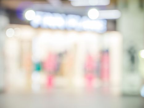 Abstract background of shopping mall, shallow depth of focus.