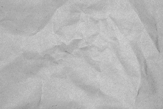 Crumpled paper texture for background - gray tone color