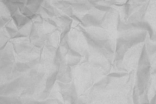 Crumpled paper texture for background - gray tone color