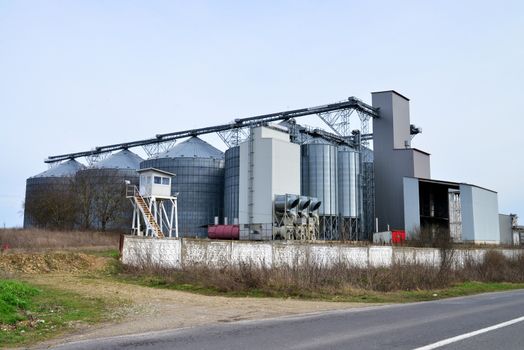 metal modern cereals mill and silo romanian factory 