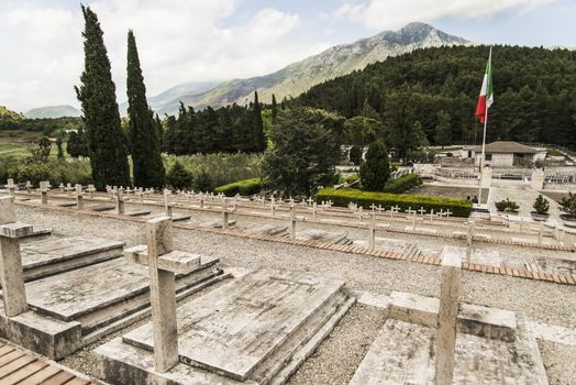 Polish WWII Cemetary in Monte Cassino, Italy