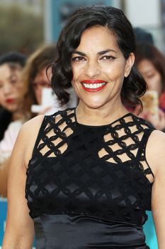 UK, London: Sarita Choudhury attends the UK Film Premiere of 'A Hologram for the King' at the BFI Southbank, in London on April 25, 2016.The film stars Tom Hanks, who plays a businessman on a trip to Saudi Arabia. Also in attendance at the premiere were Christy Meyer, Linzi Stoppard and Megan Maczko.