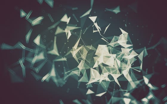 Abstract low poly background, geometry triangle, mosaic pastel color background