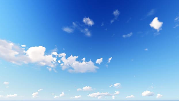 Cloudy blue sky abstract background, blue sky background with tiny clouds, 3d rendering

