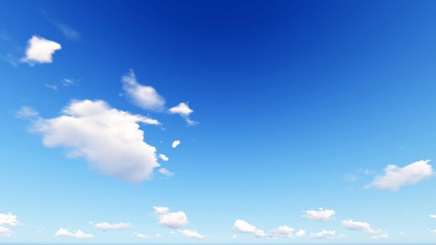 Cloudy blue sky abstract background, blue sky background with tiny clouds, 3d rendering

