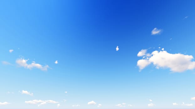 Cloudy blue sky abstract background, blue sky background with tiny clouds, 3d rendering

