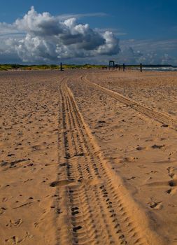 Baltic sea beach coast sand